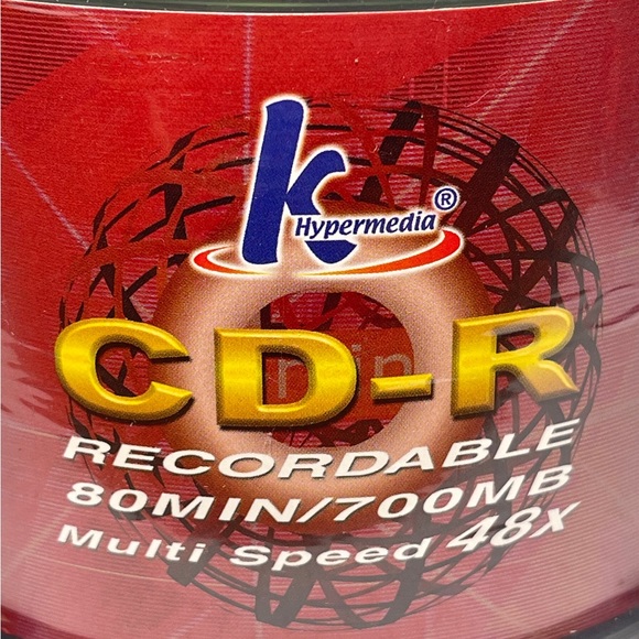CD-R recordable 80 minute / 700mb multi speed discs 100 discs new sealed - Picture 7 of 7